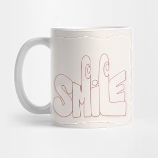 Thin Orange Smile Mug